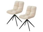 Veiling - Eetkamerstoel / Draaistoel Dallas - Set van 2 - Be, Huis en Inrichting, Stoelen, Gebruikt