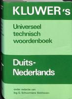 UNIVERS.TECHN.WDB.DUITS-NEDERLANDS 9789020106060 SCHUURMANS, Boeken, Verzenden, Gelezen, SCHUURMANS
