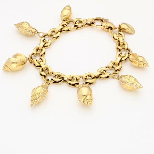 Armband - 18 karaat Geel goud, Handtassen en Accessoires, Armbanden