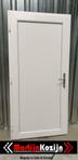 PVC Deur voor Garage, tuinhuis, schuur volpaneel,1/2,1/3glas