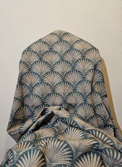 Tissu Art Dèco Style Coco Chanel 2ème édition, bleu, Antiek en Kunst, Antiek | Tapijten, Tafelkleden en Textiel
