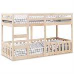 vidaXL Stapelbed massief grenenhout 80x200 cm, Verzenden