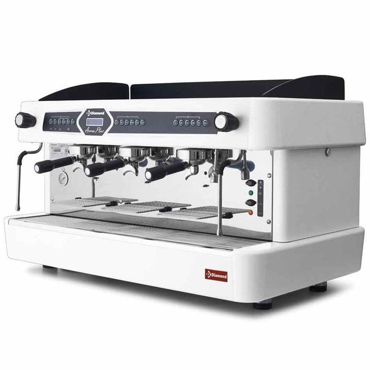 Espressomachine | AROMA | Wit | 3 Groepen | Digitaal |, Zakelijke goederen, Horeca | Keukenapparatuur, Nieuw in verpakking, Verzenden