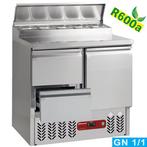 Saladette + Ladenset | 5x GN 1/6 150mm | 2 Deurs GN 1/1 |, Zakelijke goederen, Verzenden, Nieuw in verpakking