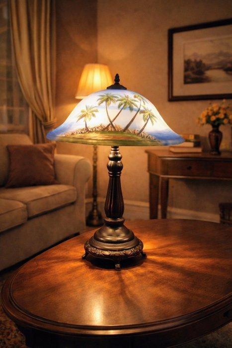 Bureaulamp - Opaline glas - Eilandlamp, Antiek en Kunst, Curiosa en Brocante