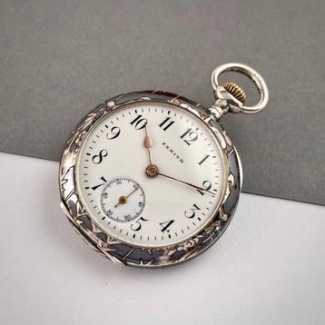 Zenith - Silver & Niello WW1 Memorial watch - 1900-1949