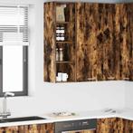 vidaXL Hangkast met opslag Rook Eiken 30 x 29,5 x 100 cm, Huis en Inrichting, Verzenden, Nieuw