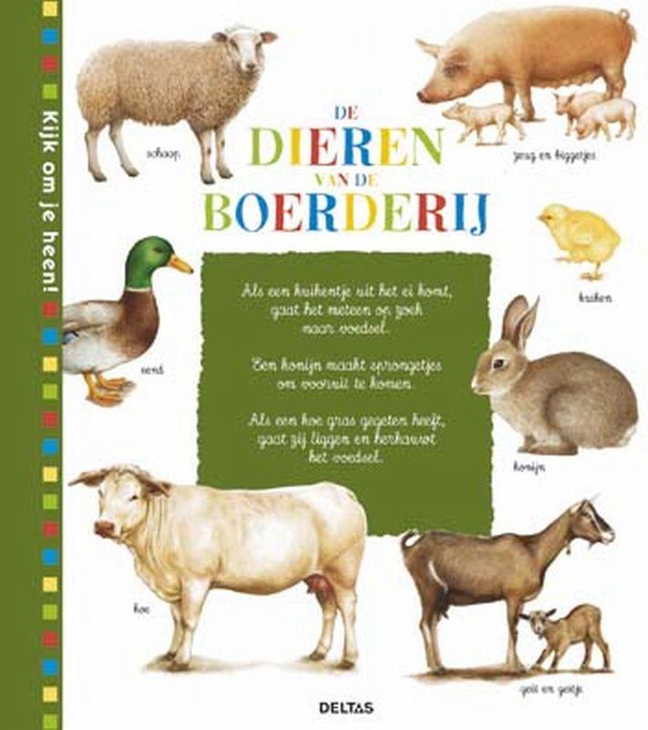Kijk om je heen! / de dieren van de boerderij / Kijk om je, Boeken, Overige Boeken, Gelezen, Verzenden