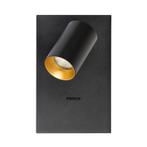 Spots opbouw Bedlamp Mila zwart inclusief USB poorten, Verzenden, Nieuw