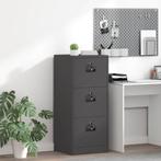 vidaXL Bestandkast Zwart 45,5 x 42 x 106,5 cm Koudgewalst, Huis en Inrichting, Verzenden, Nieuw