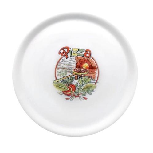 Pizzaborden | Porselein | Wit | 6 Stuks | Ø310mm Saturnia, Zakelijke goederen, Horeca | Keukenapparatuur, Nieuw in verpakking