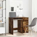 vidaXL Bureau 86x49x76 cm spaanplaat gerookt eikenkleurig, Huis en Inrichting, Verzenden, Nieuw