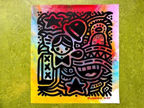 Ottograph (XX-XXI) - Back in the days, Antiek en Kunst, Kunst | Schilderijen | Modern