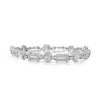 Bracelet - 18 carats Or blanc -  0.83ct. tw. Diamant