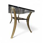 Tafel - Koud geverfd brons - Italiaanse bronzen benen