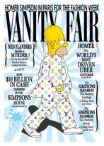 Kobalt (1970) - Homer Simpson fashion week (Blue), Antiek en Kunst