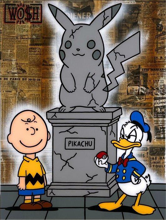 WO$H - B77995040E (XXL RESIN EPOXY), Antiquités & Art, Art | Peinture | Moderne