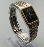 Seiko - M 7N33-5A00 Flat Dress Watch | Bicolor | Black Dial