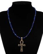 Lapis lazuli - Croix Ankh uit het Egypte van de Faraos: