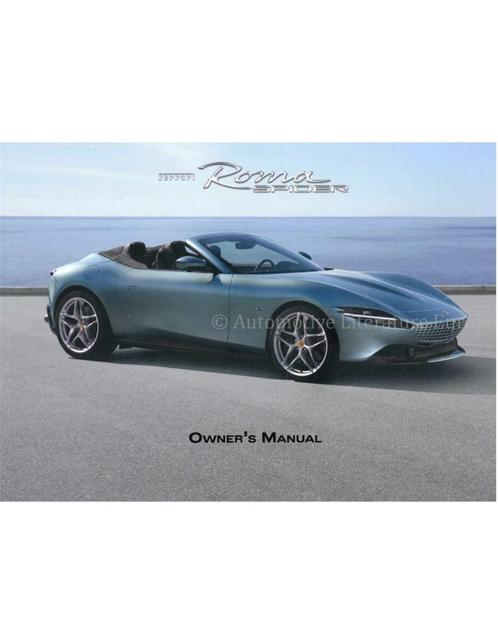 2023 FERRARI ROMA SPIDER INSTRUCTIEBOEKJE ENGELS, Auto diversen, Handleidingen en Instructieboekjes