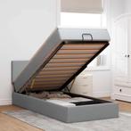 vidaXL Bed poef met matras en LEDs stof 80x200 cm, Huis en Inrichting, Slaapkamer | Bedden, Verzenden, Nieuw