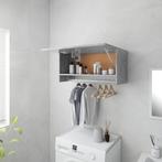 vidaXL Kledingkast 70x32,5x35 cm bewerkt hout betongrijs, Huis en Inrichting, Kasten | Kleerkasten, Verzenden, Nieuw