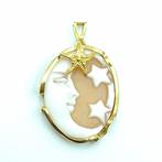 Carneool - Zilver, Verguld - Hanger - Cameo Oud-Rome