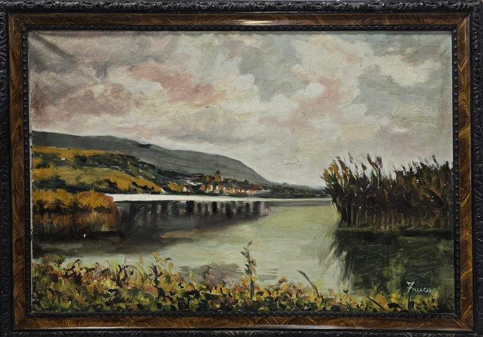 European school (XX) - NO RESERVE - Calm shores, Antiek en Kunst, Kunst | Schilderijen | Klassiek