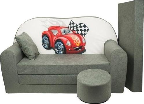 Compacte en comfortabele slaapbank voor kinderen - Grijs..., Kinderen en Baby's, Kinderkamer | Tafels en Stoelen, Nieuw, Tafel(s) en Stoel(en)