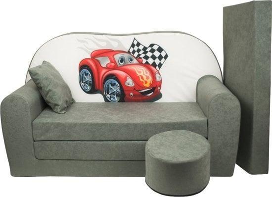 Compacte en comfortabele slaapbank voor kinderen - Grijs..., Kinderen en Baby's, Kinderkamer | Tafels en Stoelen, Nieuw, Tafel(s) en Stoel(en)