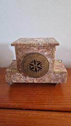 Pendule de cheminée - Vintage Marbre, Laiton - 1910-1920, Antiquités & Art