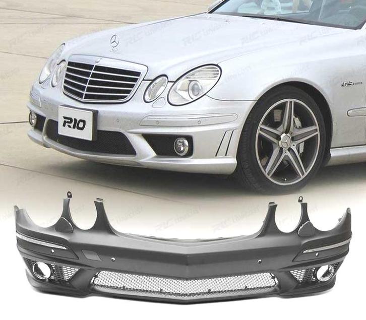 Pare Chocs Frontal Pour Mercedes W211 Look Amg 06-09 Pdc, Auto-onderdelen, Carrosserie, Verzenden