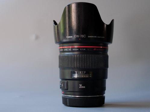 Canon EF 35mm 1:1.4 L Groothoeklens, Audio, Tv en Foto, Fotocamera's Digitaal