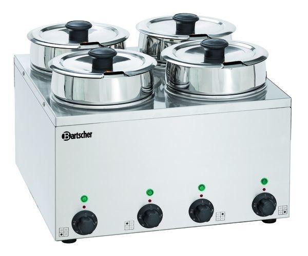 Bain Marie | Hotpot | RVS | 4x 3.5L | 230V |, Zakelijke goederen, Horeca | Keukenapparatuur, Nieuw in verpakking, Verzenden