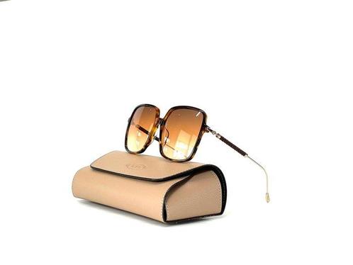 Tods - TO0321/S-56F Cat: *2, Gold & Dark Havana, Signature, Handtassen en Accessoires, Zonnebrillen en Brillen | Dames
