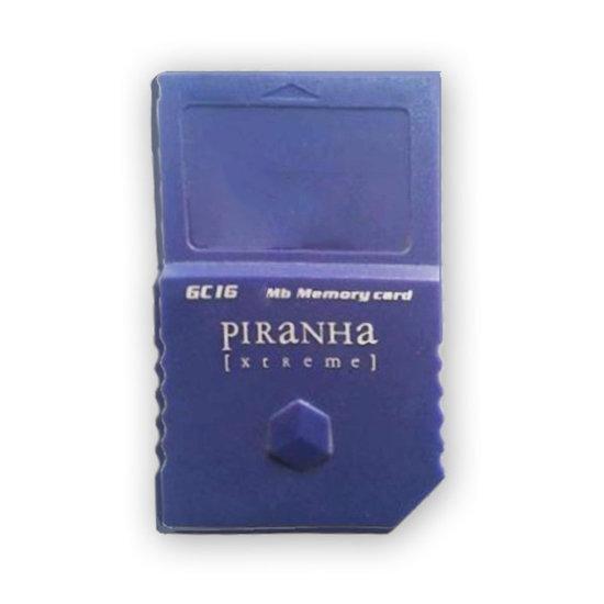 Memory Card 16MB GC Piranha Zwart (Gamecube Accessoires), Games en Spelcomputers, Spelcomputers | Nintendo GameCube, Zo goed als nieuw