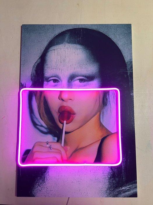 LEDMansion - Gioconda Lollipop V.F. Led Wall Art, Antiek en Kunst, Kunst | Schilderijen | Modern