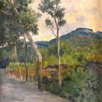 Carlo Montani (1868–1936) - Paesaggio di Rocca di Papa