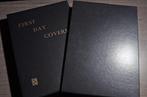 Accessoires - 3 lege luxe DAVO albums voor FDCs/Covers met, Gestempeld