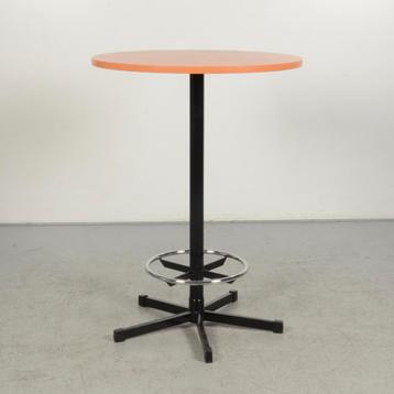 Hoge tafel Solidesk - Kersen blad - 80 cm Ø, Ophalen of Verzenden, Gebruikt