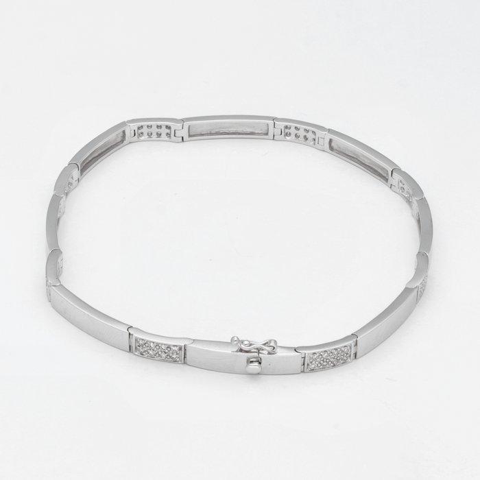 Armband - 14 karaat Witgoud Diamant (Natuurlijk), Bijoux, Sacs & Beauté, Bracelets