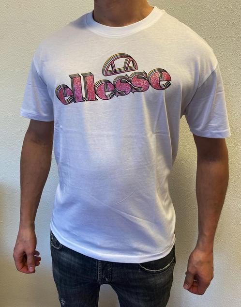 ellesse T-Shirt Logo Glitter (Parelmoer Wit), Vêtements | Hommes, T-shirts, Envoi