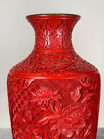 Vase - vase laqué - Chine - Grand vase en laque en paire, Antiquités & Art