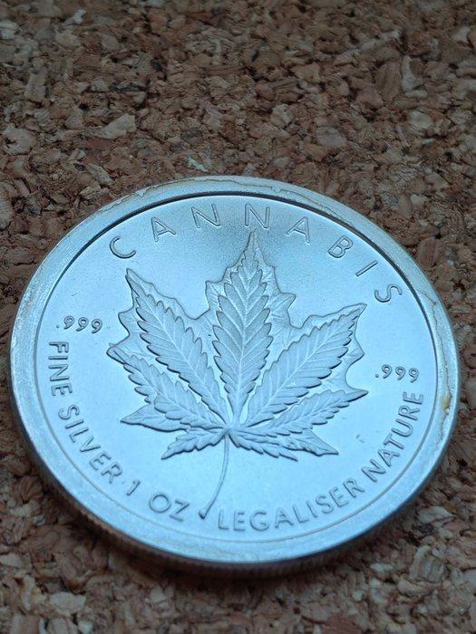 World. Silver medal 2021 1 Troy Ounce silver 999/1000, Timbres & Monnaies, Monnaies | Europe | Monnaies non-euro