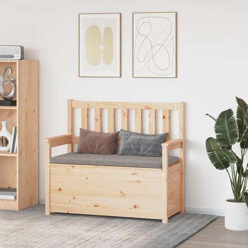 vidaXL Bankje 112,5x51,5x96,5 cm massief grenenhout, Huis en Inrichting, Overige Huis en Inrichting, Nieuw, Verzenden
