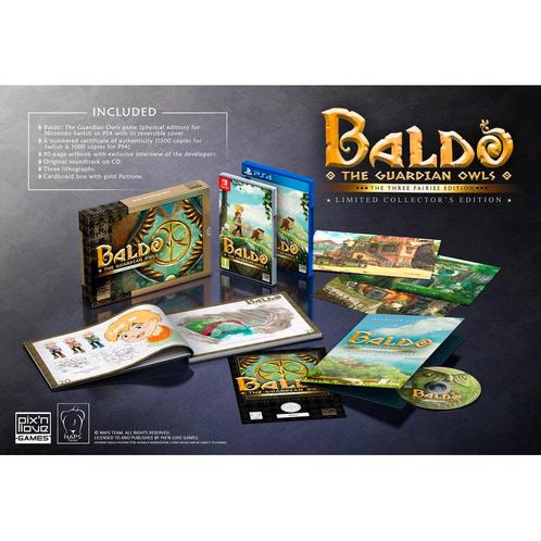 Baldo The guardian owls Collectors edition / Pix n Love..., Consoles de jeu & Jeux vidéo, Jeux | Sony PlayStation 4, Enlèvement ou Envoi