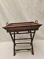 Table dappoint - Table d’appoint en rotin élégante avec, Antiek en Kunst