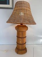 Lampe de table - Bambou, Rotin - lampe vintage en bambou