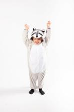 Onesie Grijze Wasbeer Pak 140-146 Wasbeerpak Kostuum Grijs K, Kinderen en Baby's, Ophalen of Verzenden, Nieuw