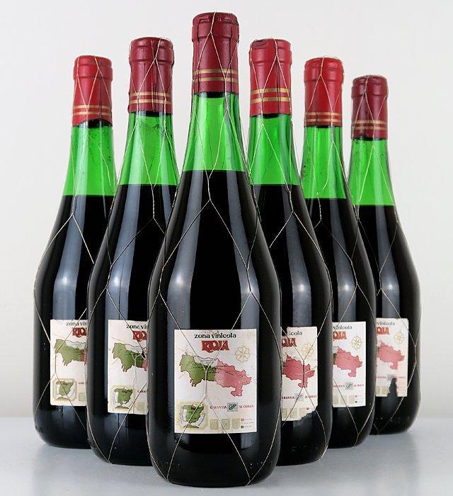 1969 Bodegas Campo Viejo - Rioja Reserva - 6 Flessen (0.75, Verzamelen, Wijnen